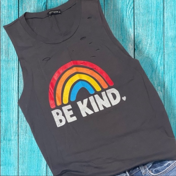 Be Kind muscle tank - Picture 4 of 6